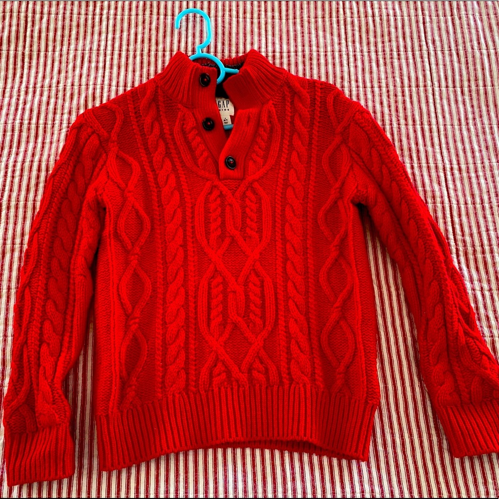 Gap boys cable knit sweater